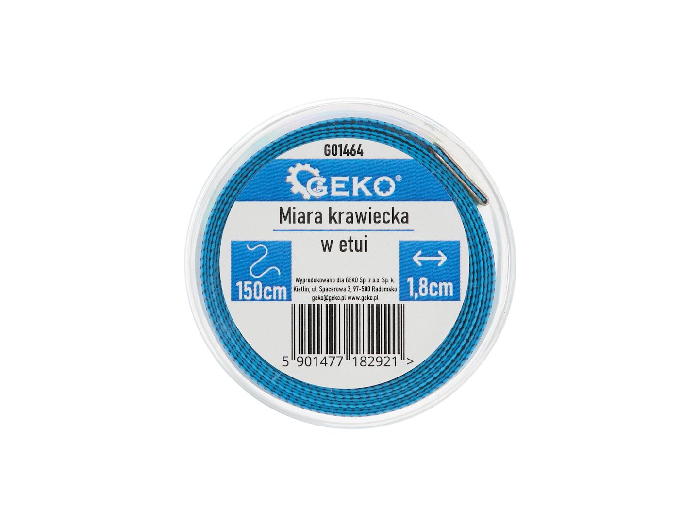 Tailor's sewing measuring tape 150cm + case
