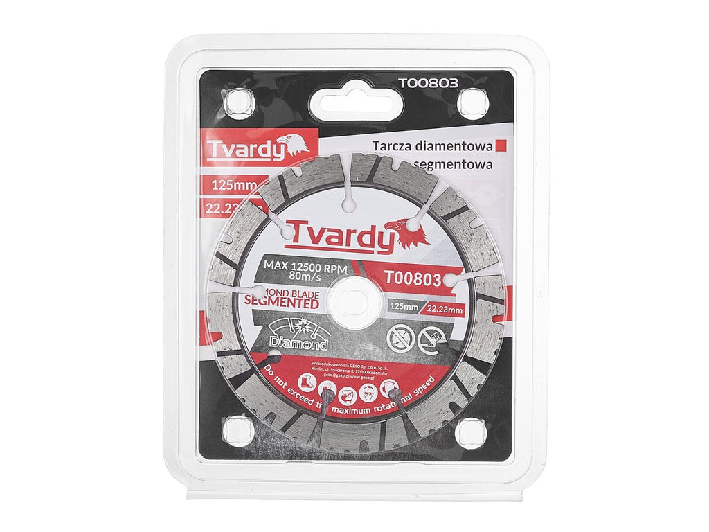 Segmented diamond blade 125x12x22.23 mm