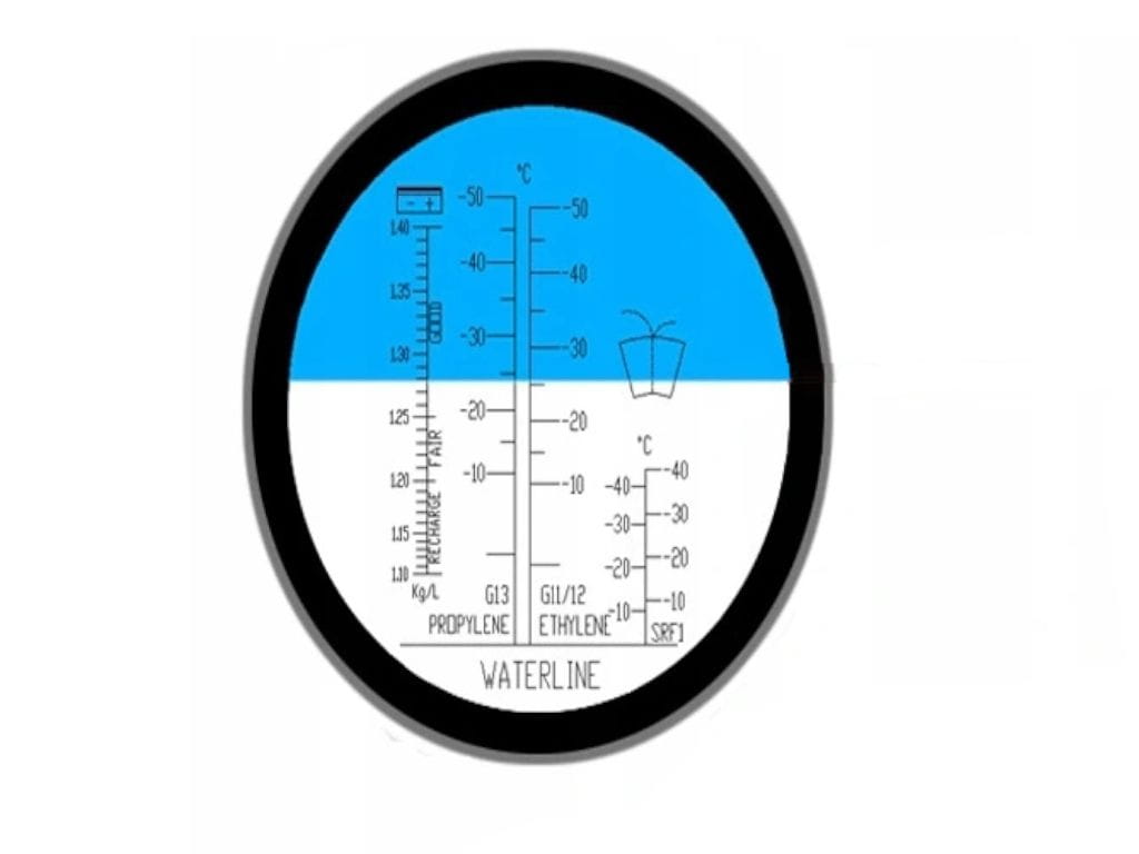 Refractometer tester for coolant electrolyte KD10541