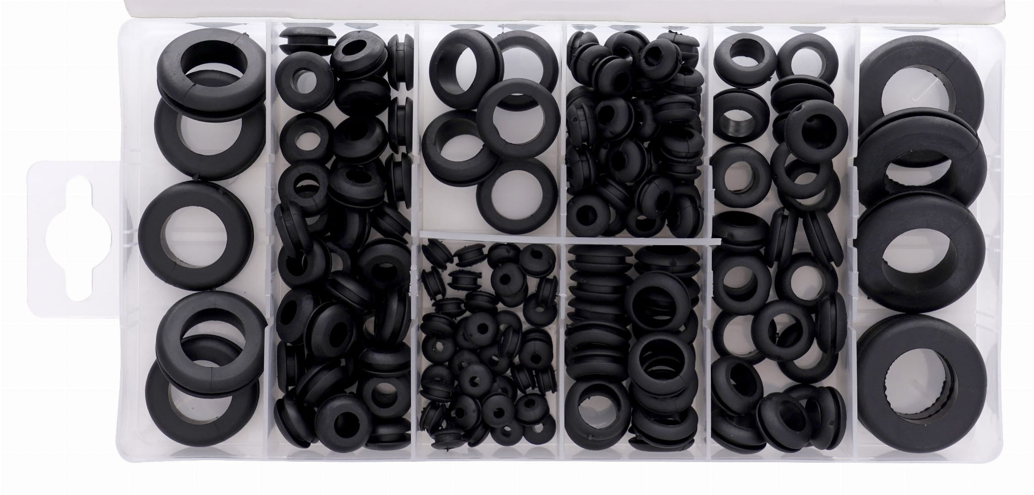 Rubber grommets 180 pcs. KD10485 (VB12)
