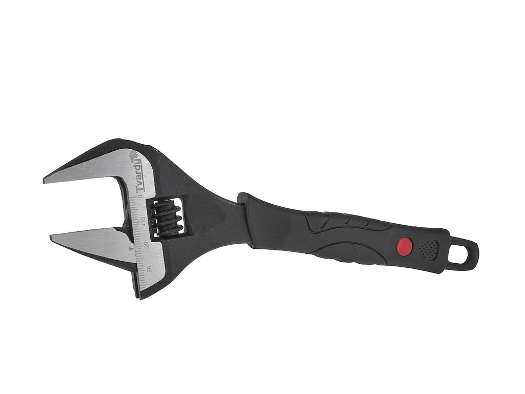 Adjustable wrench – extra wide jaw 0-39 mm 8" CrV