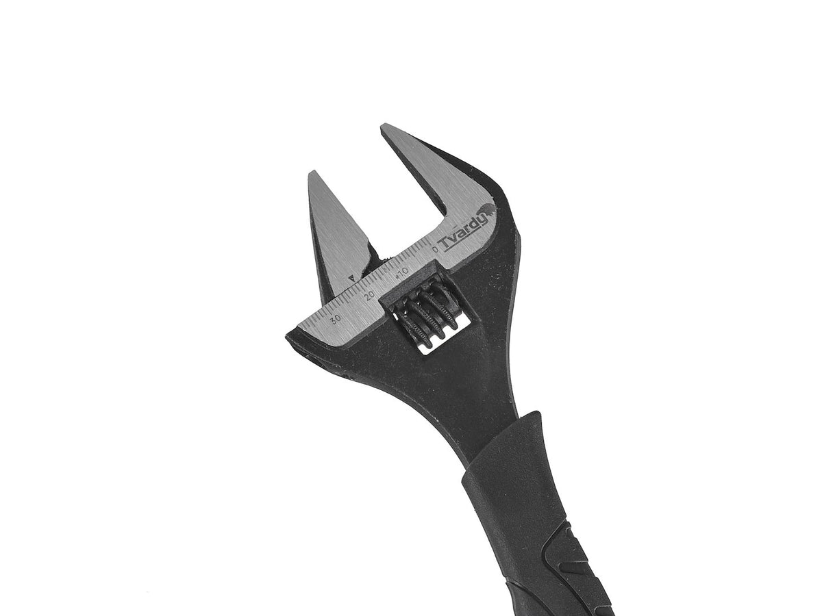 Adjustable wrench – extra wide jaw 0-39 mm 8" CrV