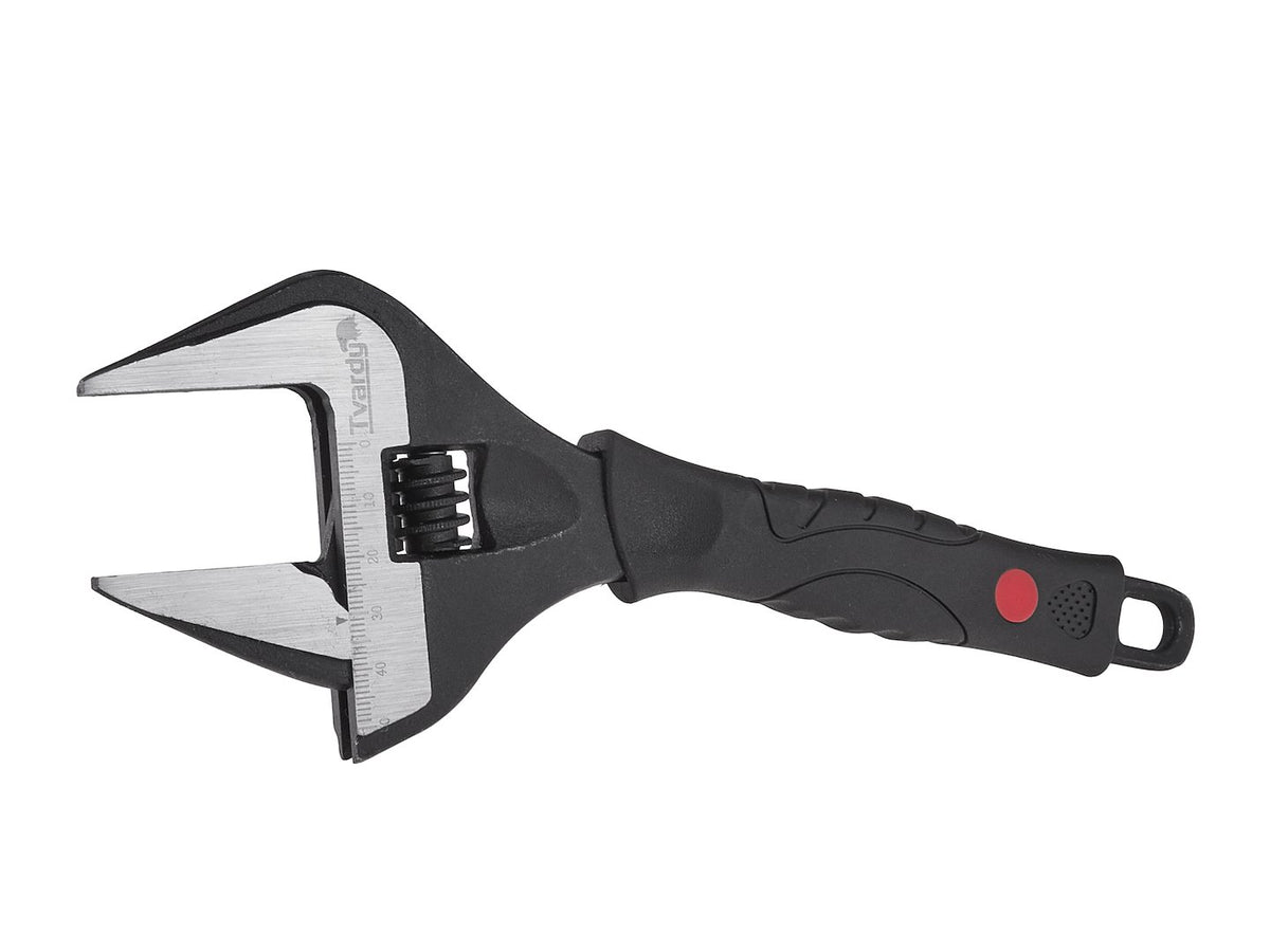 Adjustable Wrench – Extra-Wide Jaw 0-50 mm 10" CrV