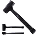 Dead-blow rubber hammer 45 mm, 640 g