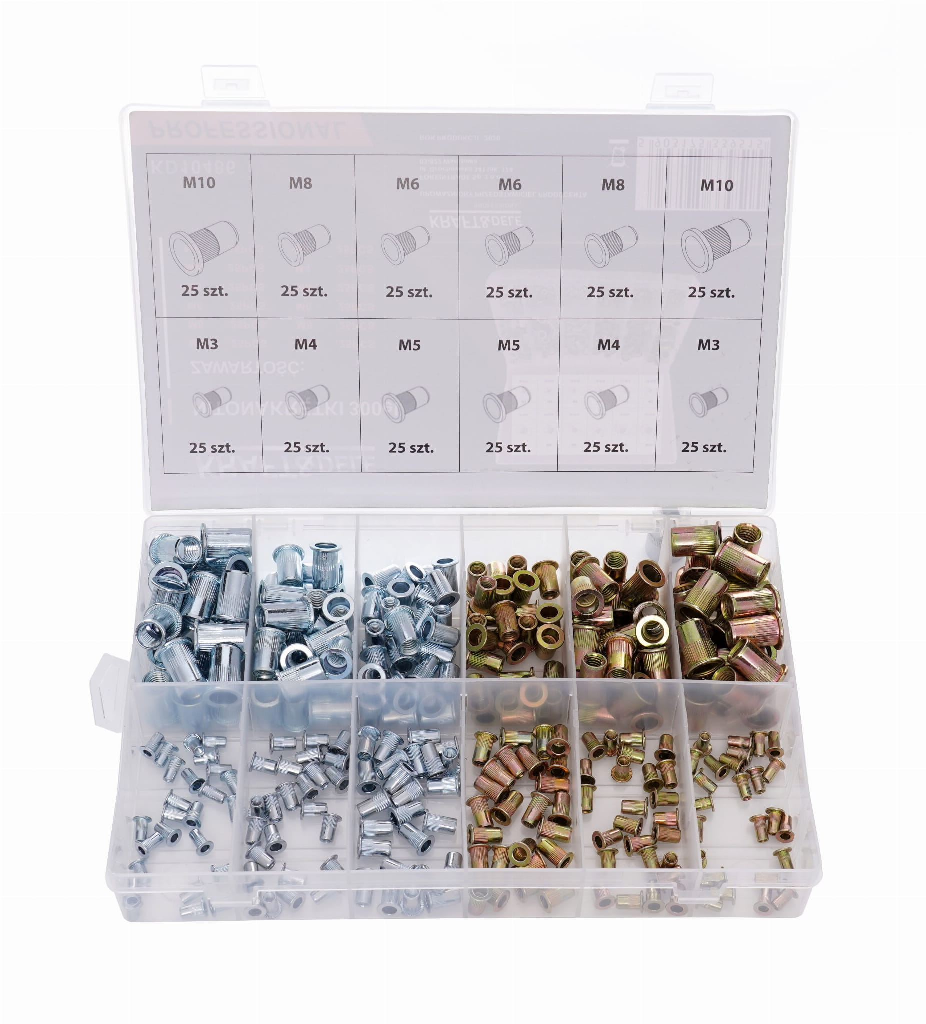 300 pcs. Rivet Nuts KD10486 (VB12)