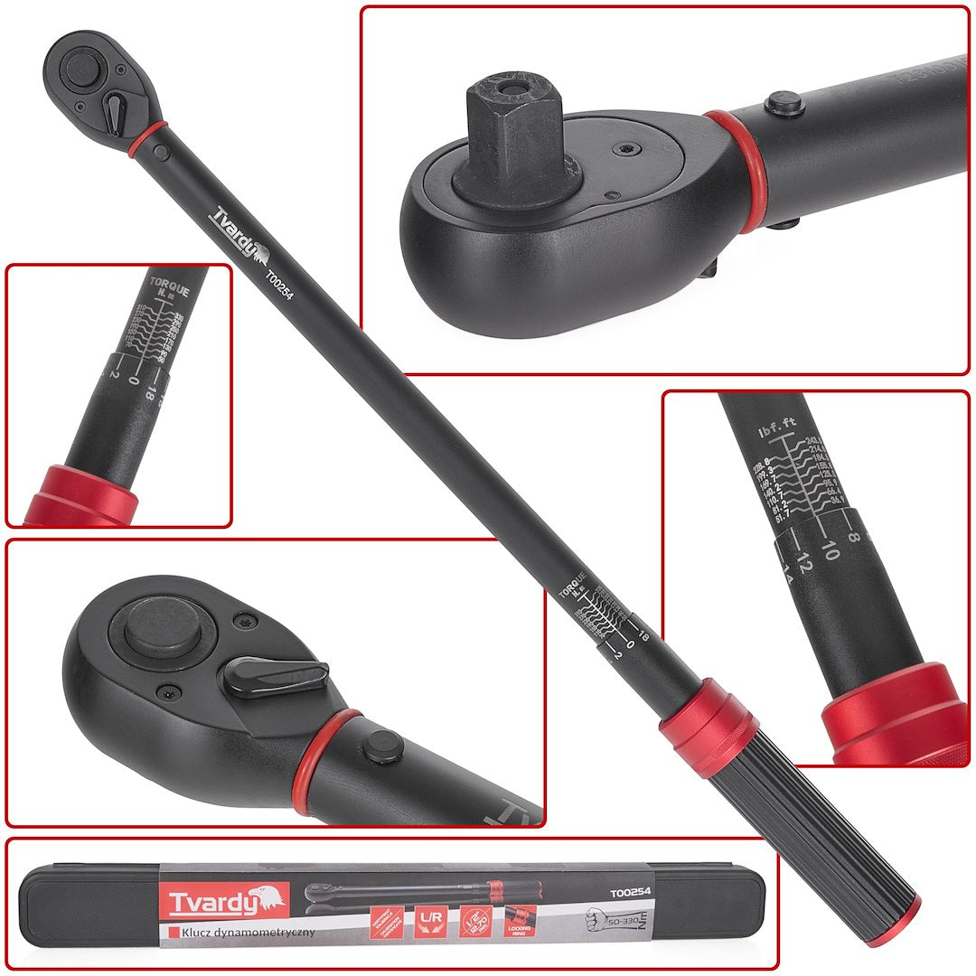 Torque Wrench 1/2" 50-330 Nm TVARDY