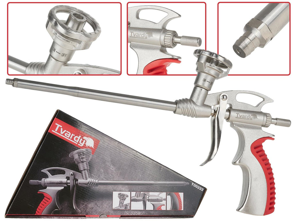 Foam Gun with No-Clean Function