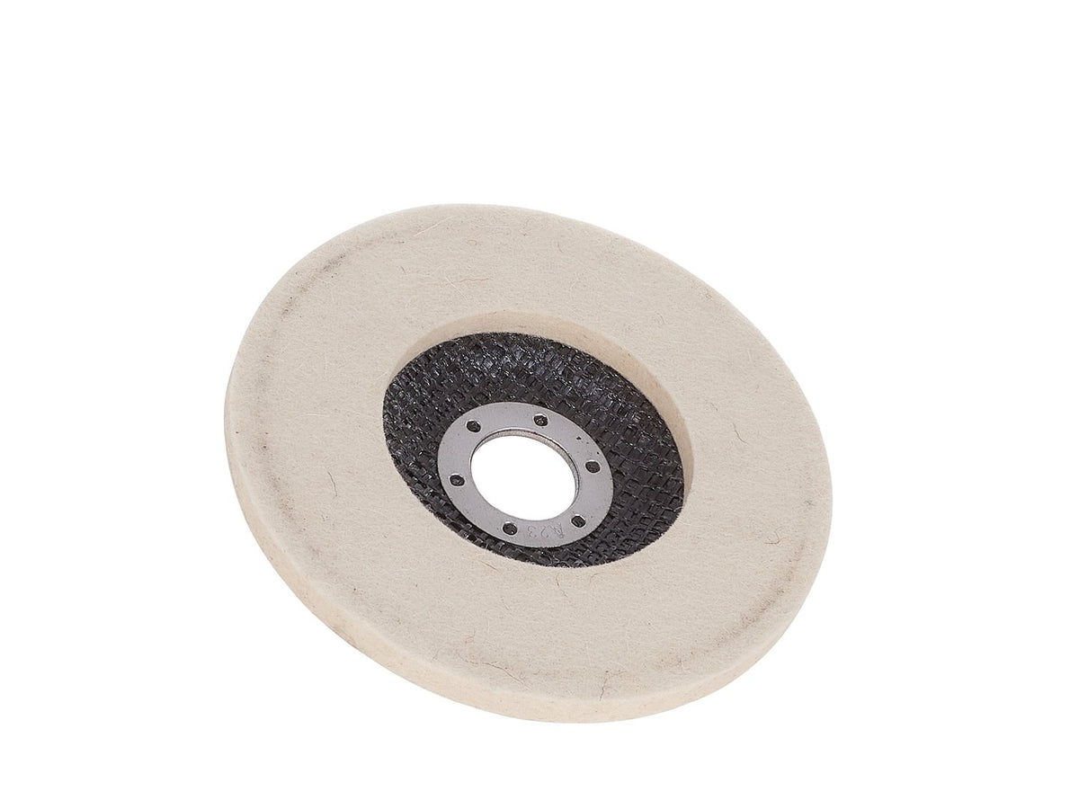 Felt polishing disc 125 mm – Pack of 5