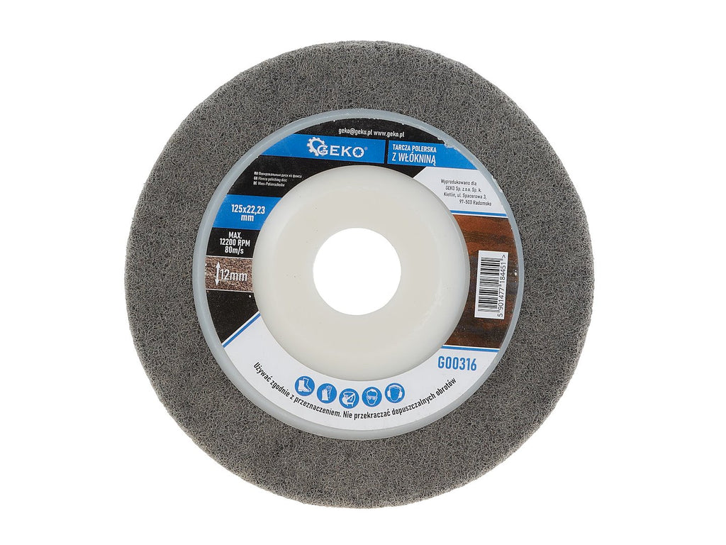 Fleece polishing disc 125 mm – Pack of 5