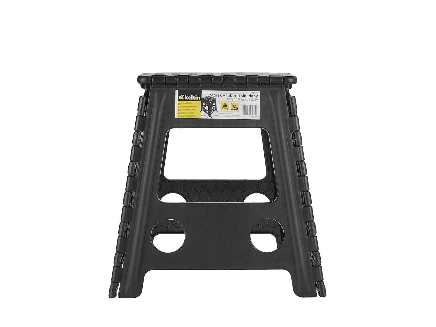 Anti-slip folding stool, 150 kg, 39 cm