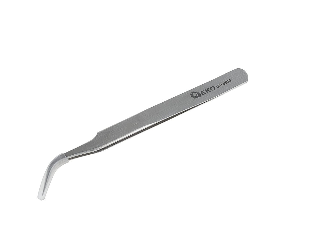 Bent Precision Tweezers, 120 mm