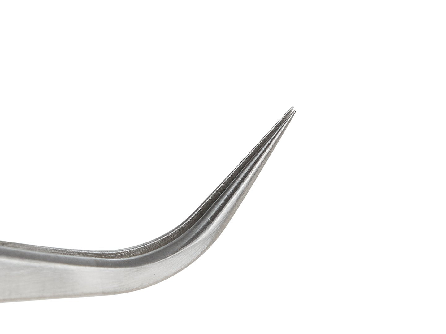 Bent Precision Tweezers, 120 mm