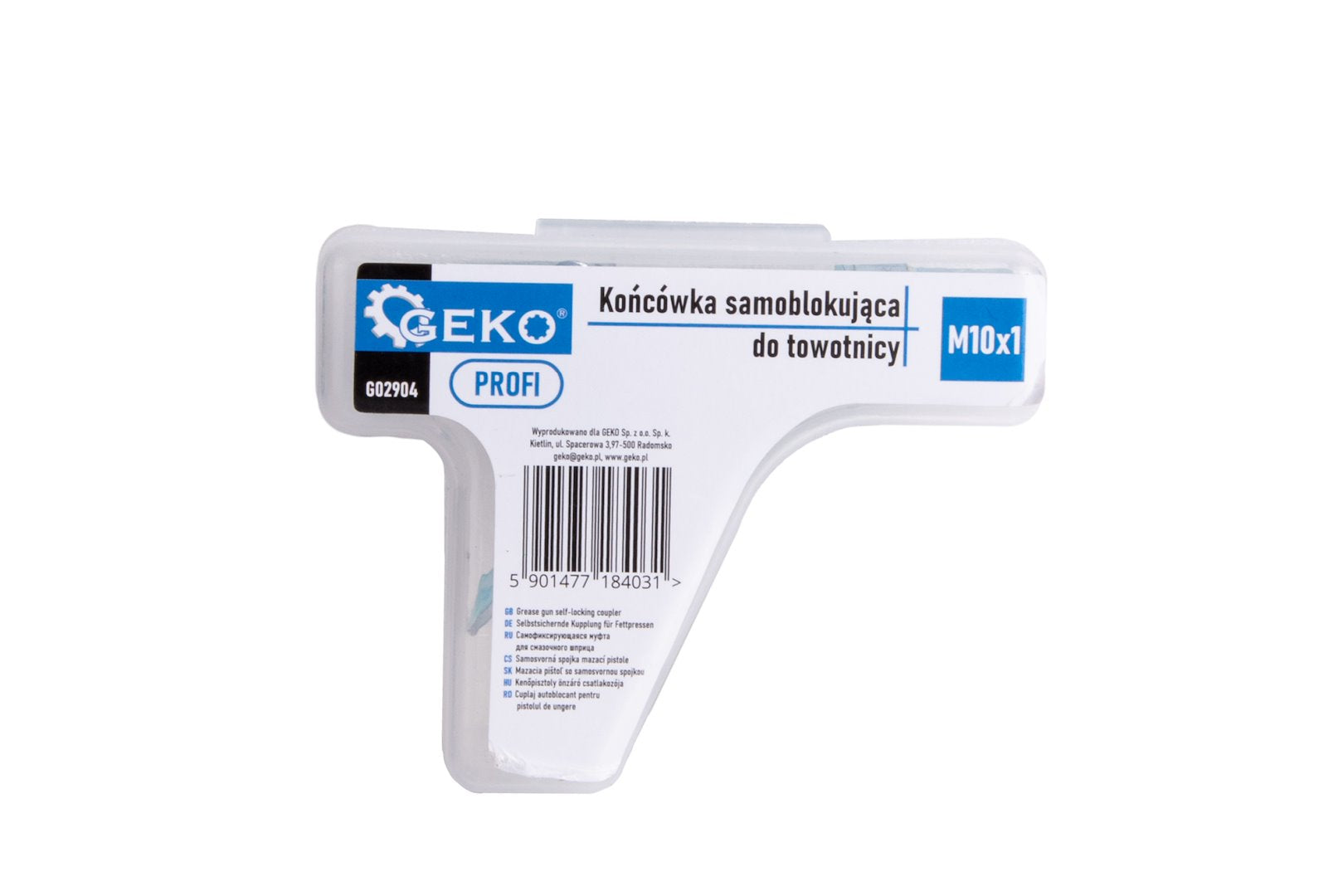 Grease Gun Self-Locking Coupler M10x1
