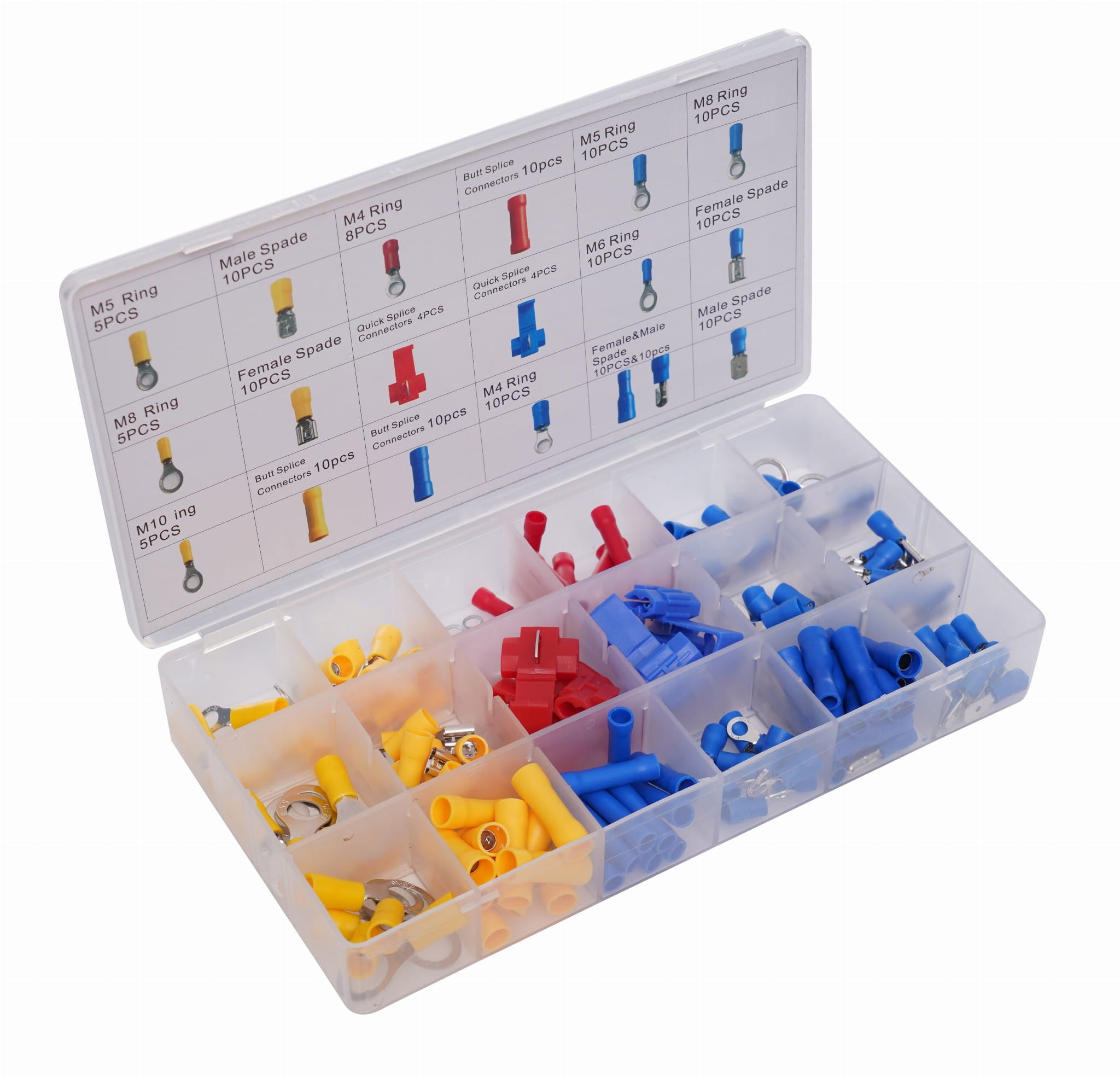Set of 160 insulated connectors KD10487