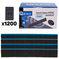 Adhesive wheel weights strips XTREME 100x12x5g black coated (6kg)