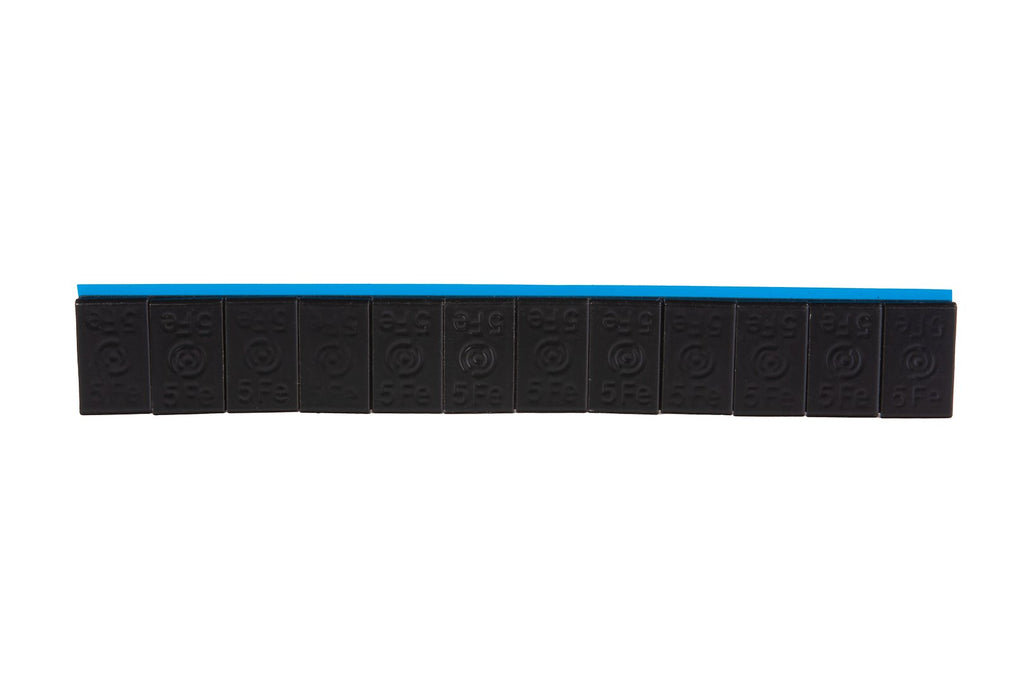 Adhesive wheel weights strips XTREME 100x12x5g black coated (6kg)