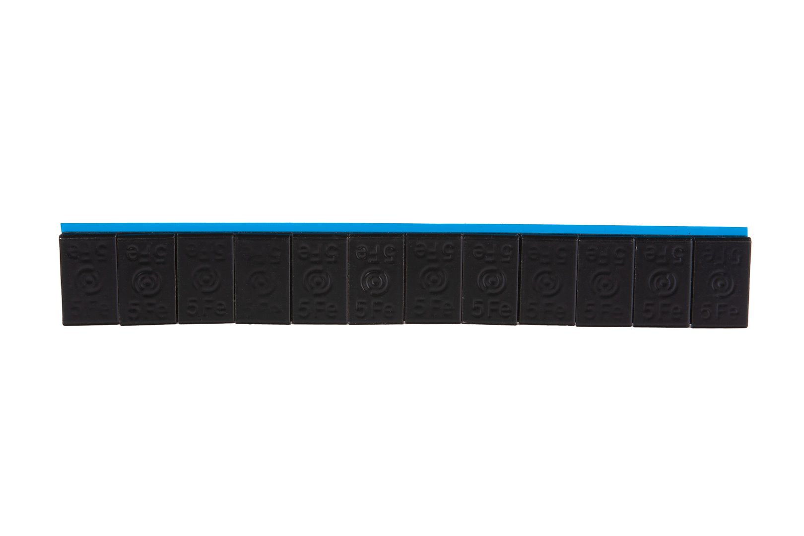 Adhesive wheel weights strips XTREME 100x12x5g black coated (6kg)