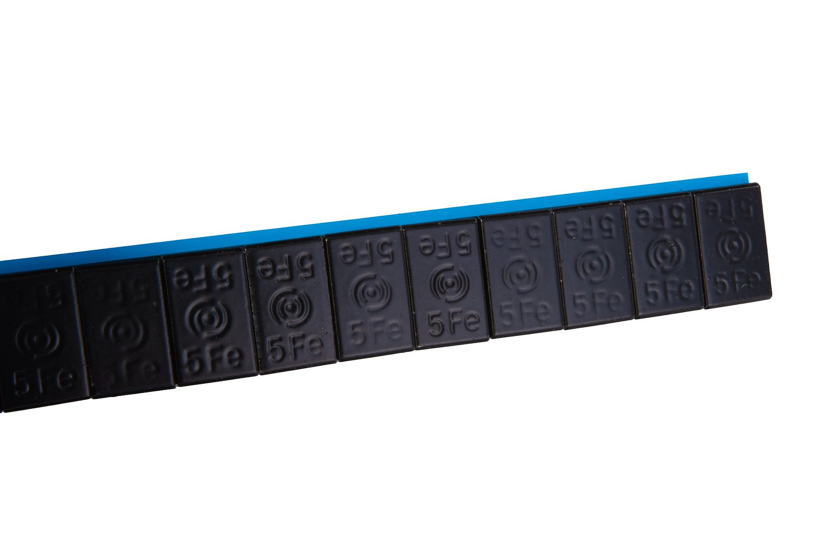 Adhesive wheel weights strips XTREME 100x12x5g black coated (6kg)