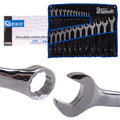 Combination Spanner, Elliptical, 6-36 mm, 25 pcs set