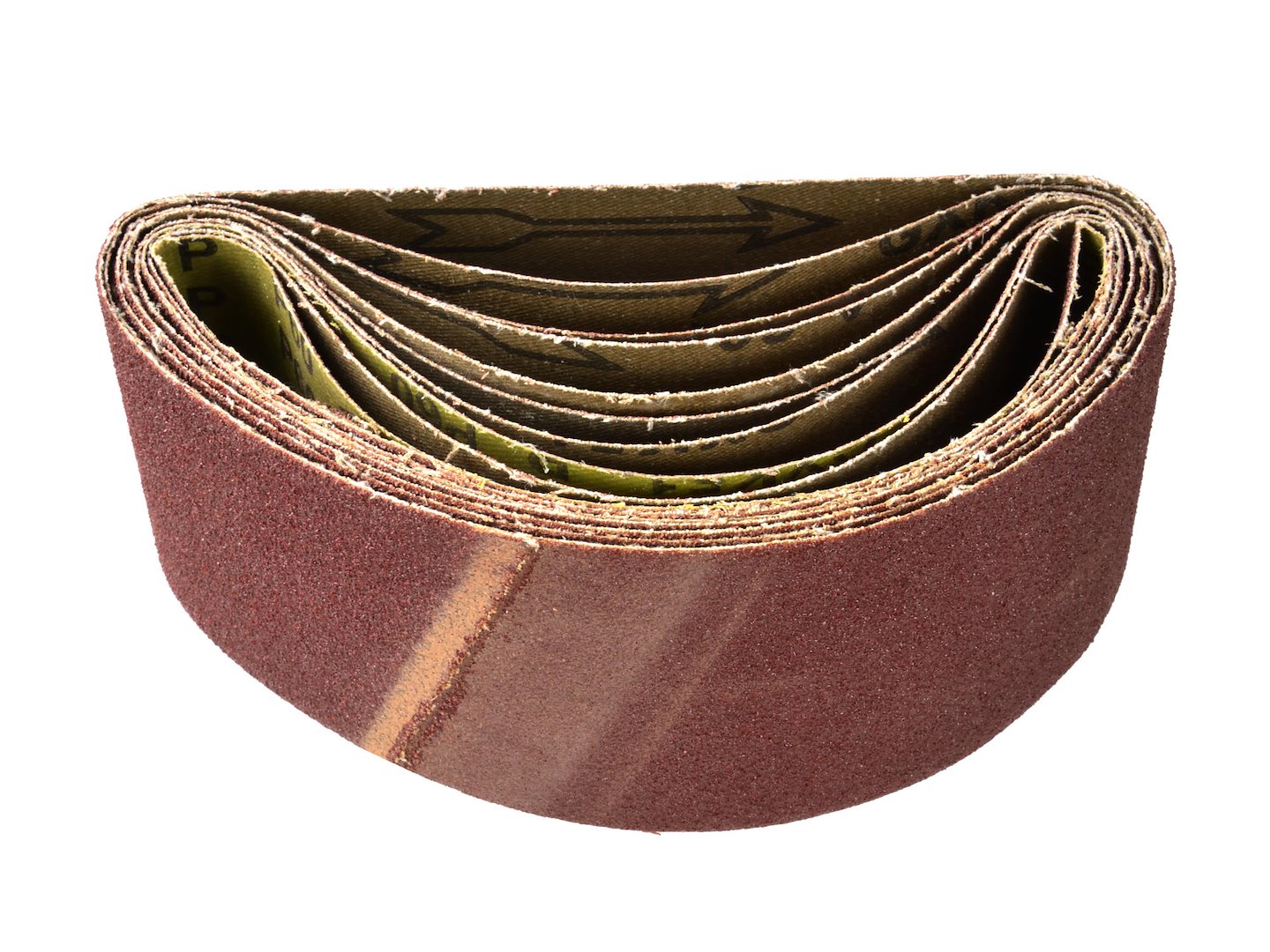 Aluminium Oxide Cloth Sanding Belts, 75 x 457 mm, Grit 40
