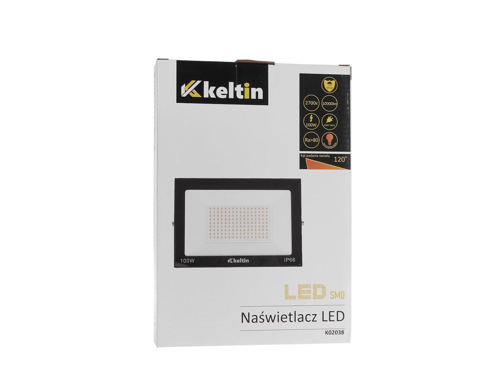 LED floodlight 100W – warm white, 2700K