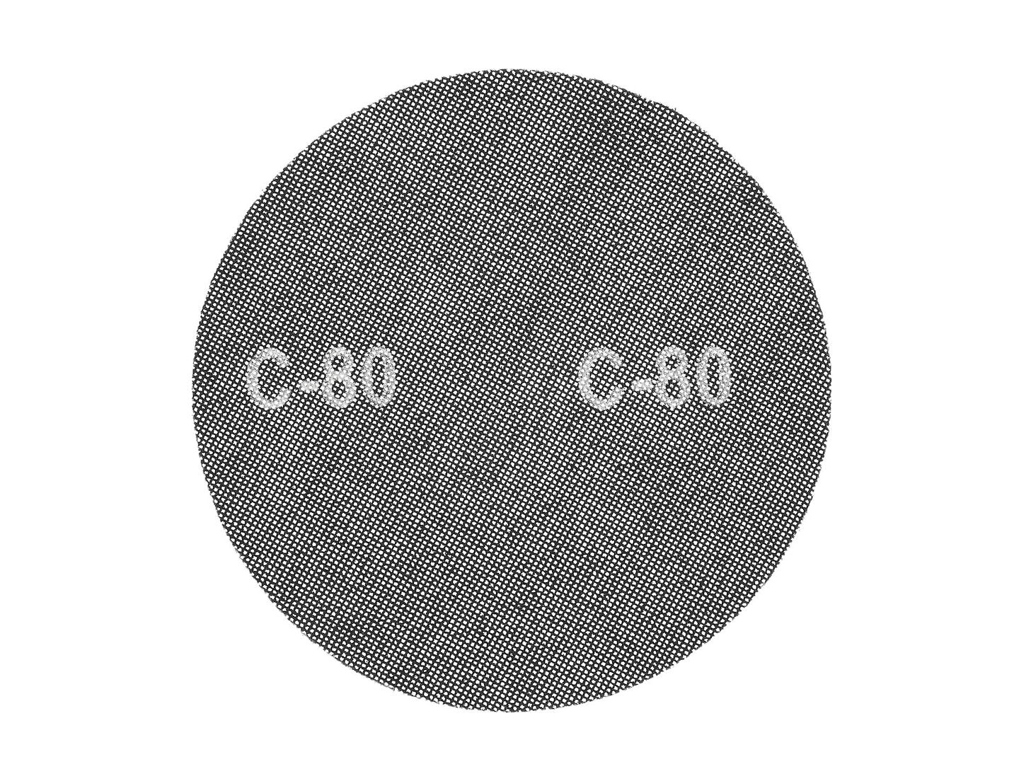 Velcro abrasive mesh, 225 mm, P80 – Pack of 5