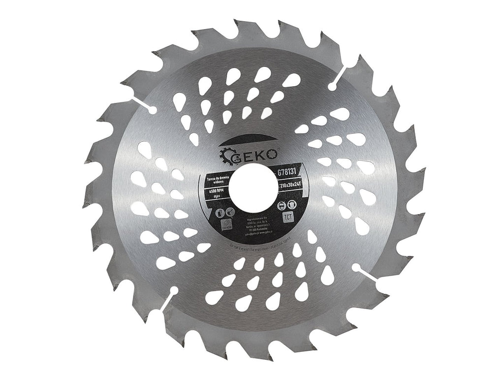 Circular saw blade for wood 210x30x24T