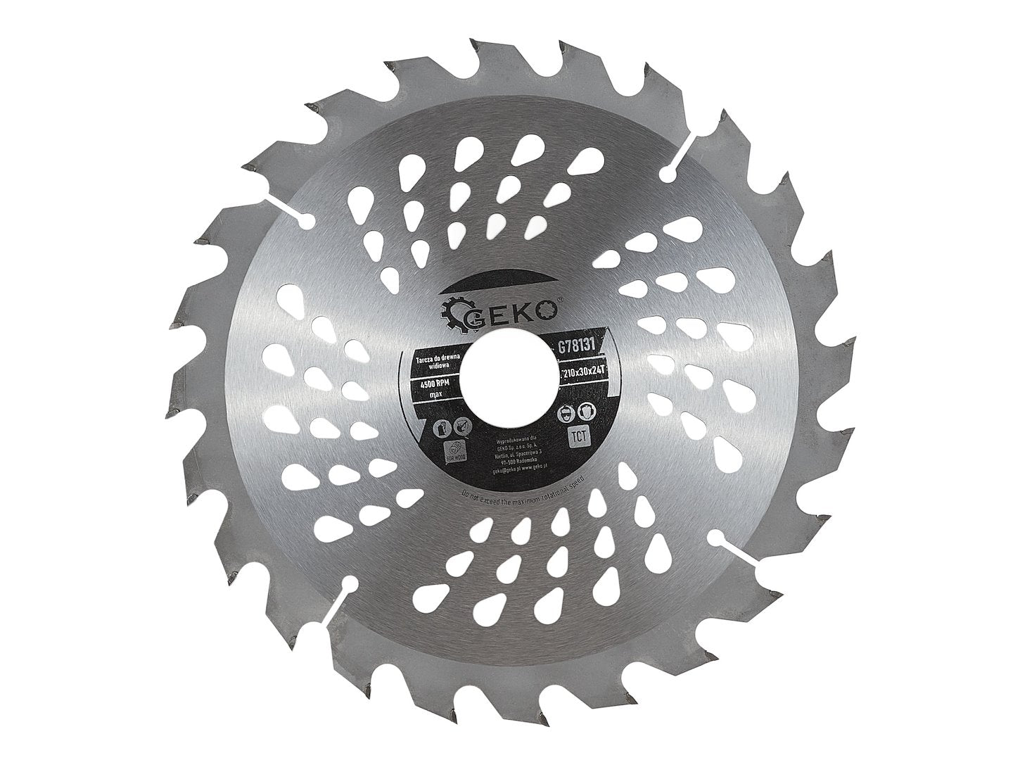 Circular saw blade for wood 210x30x24T