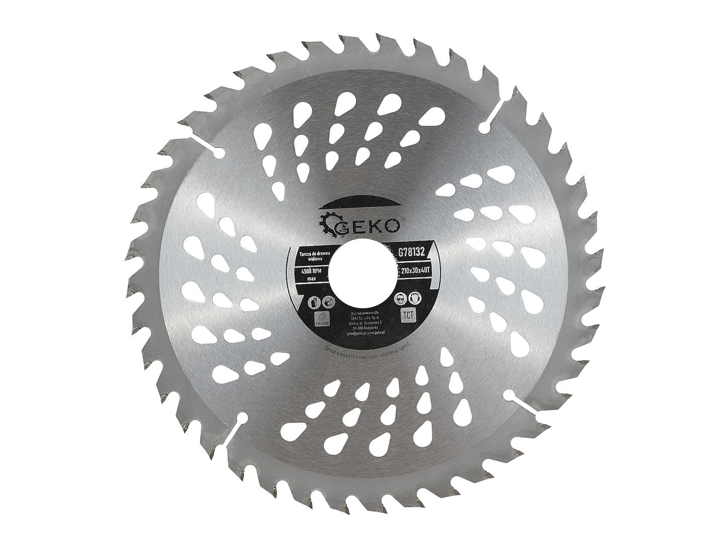 Circular saw blade for wood 210x30x40T