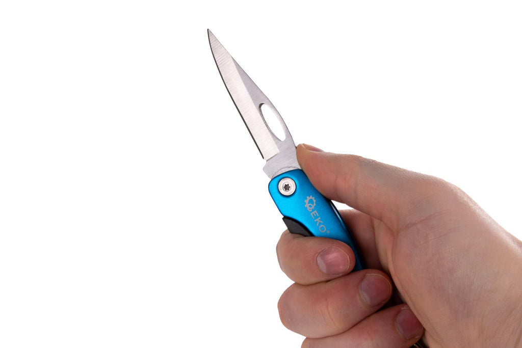 Folding Pocket Knife with Carabiner