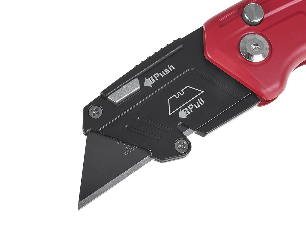 Folding knife with trapezoidal blade FASTFOLD 60x19x0.6 mm SK2H TVARDY