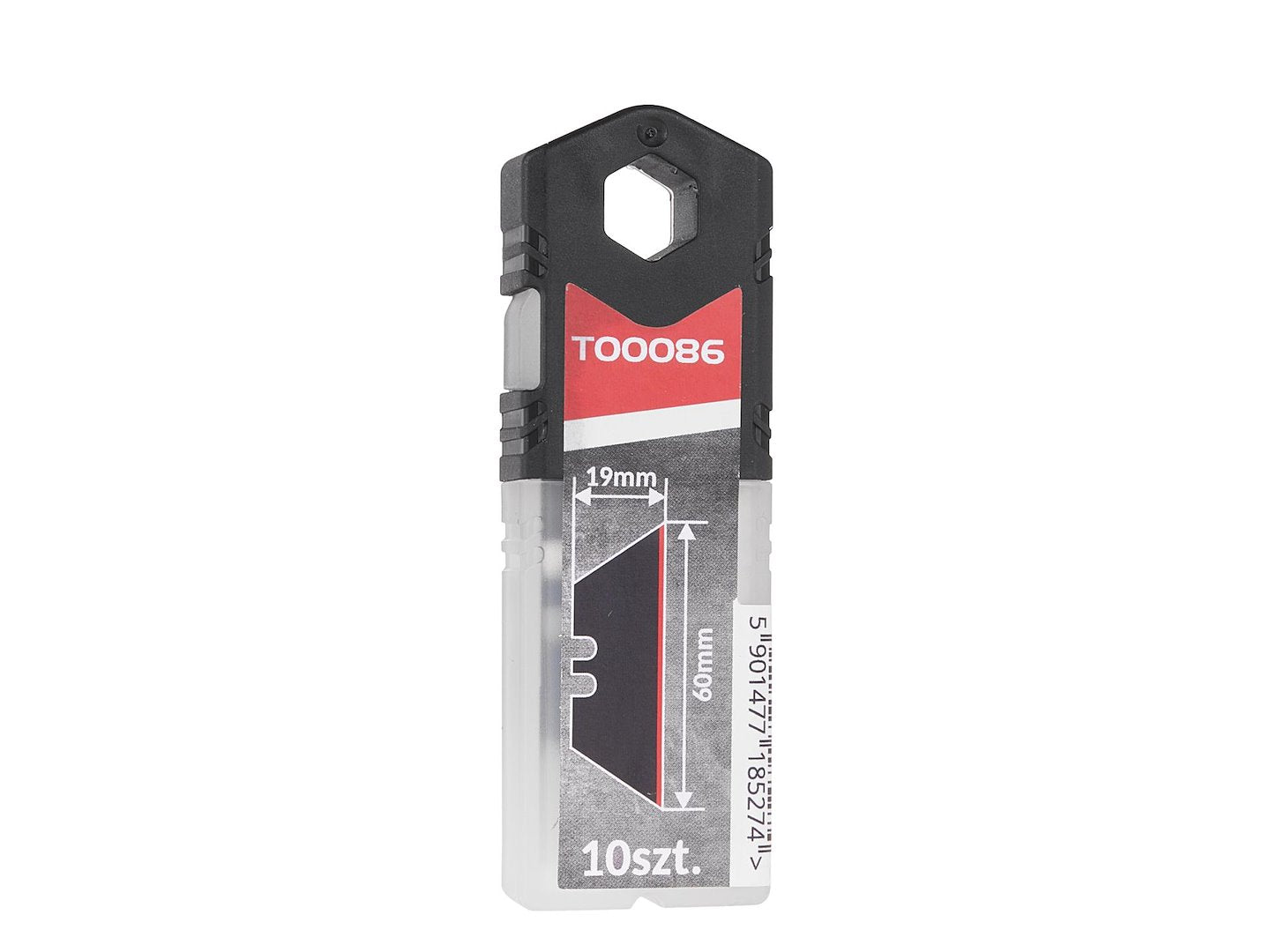 Trapezoidal blades for knives 60x19x0.6mm SK2H 10 pcs.