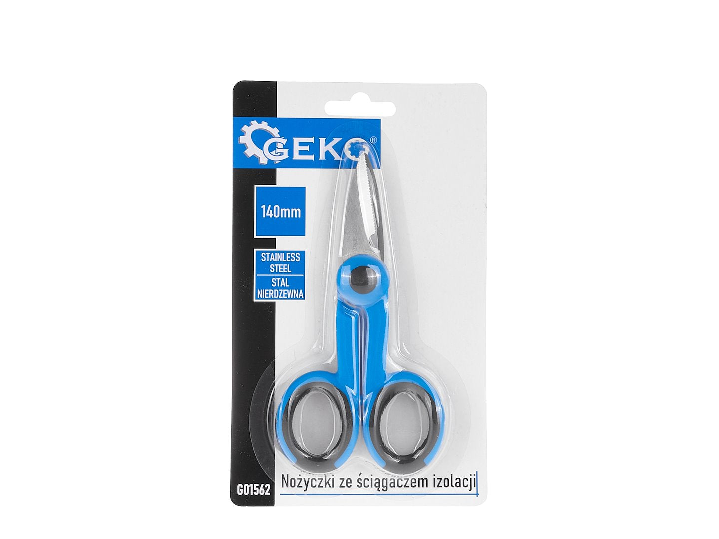 Scissors with Wire Stripper, 140 mm