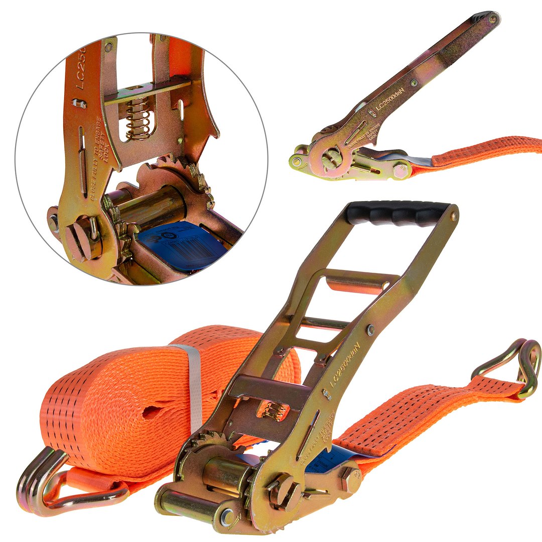 Ratchet Tie-down Strap ERGO 8m/5T/50mm
