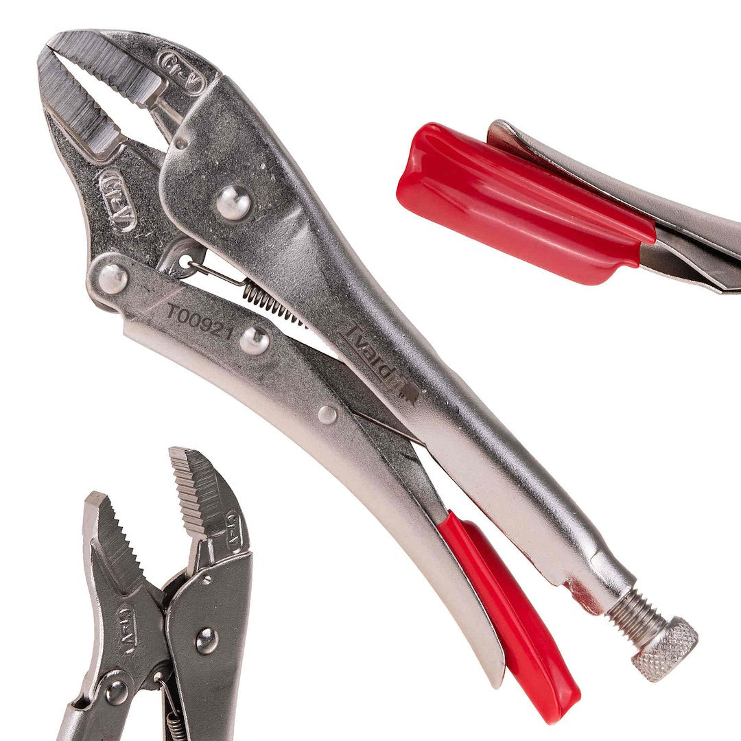 10" (250 mm) CrV straight-jaw locking pliers