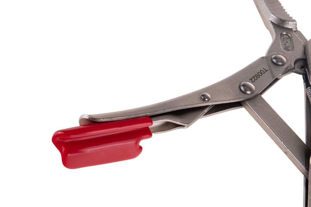 9" (225 mm) CrV straight long-nose jaw locking pliers