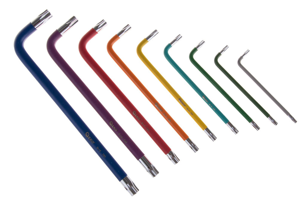 9pcs Color Torx Key Set, CrV material