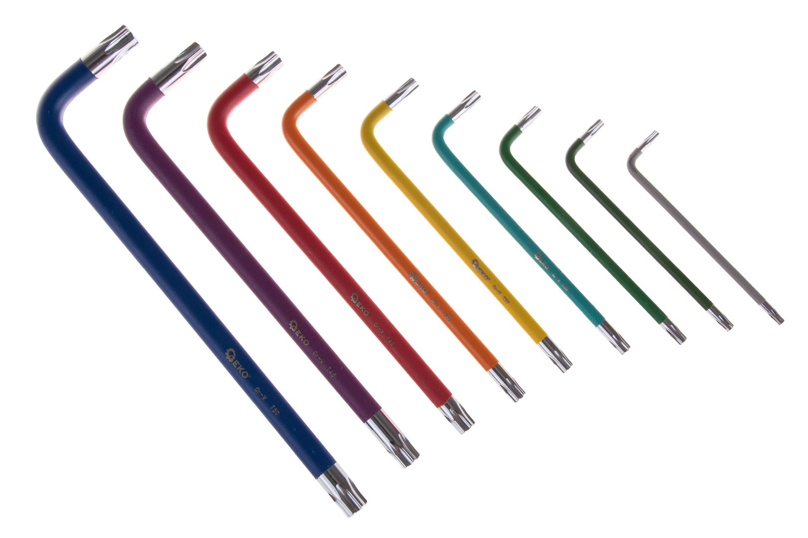9pcs Color Torx Key Set, CrV material