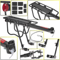 Rear aluminium bicycle rack with max load 50 kg