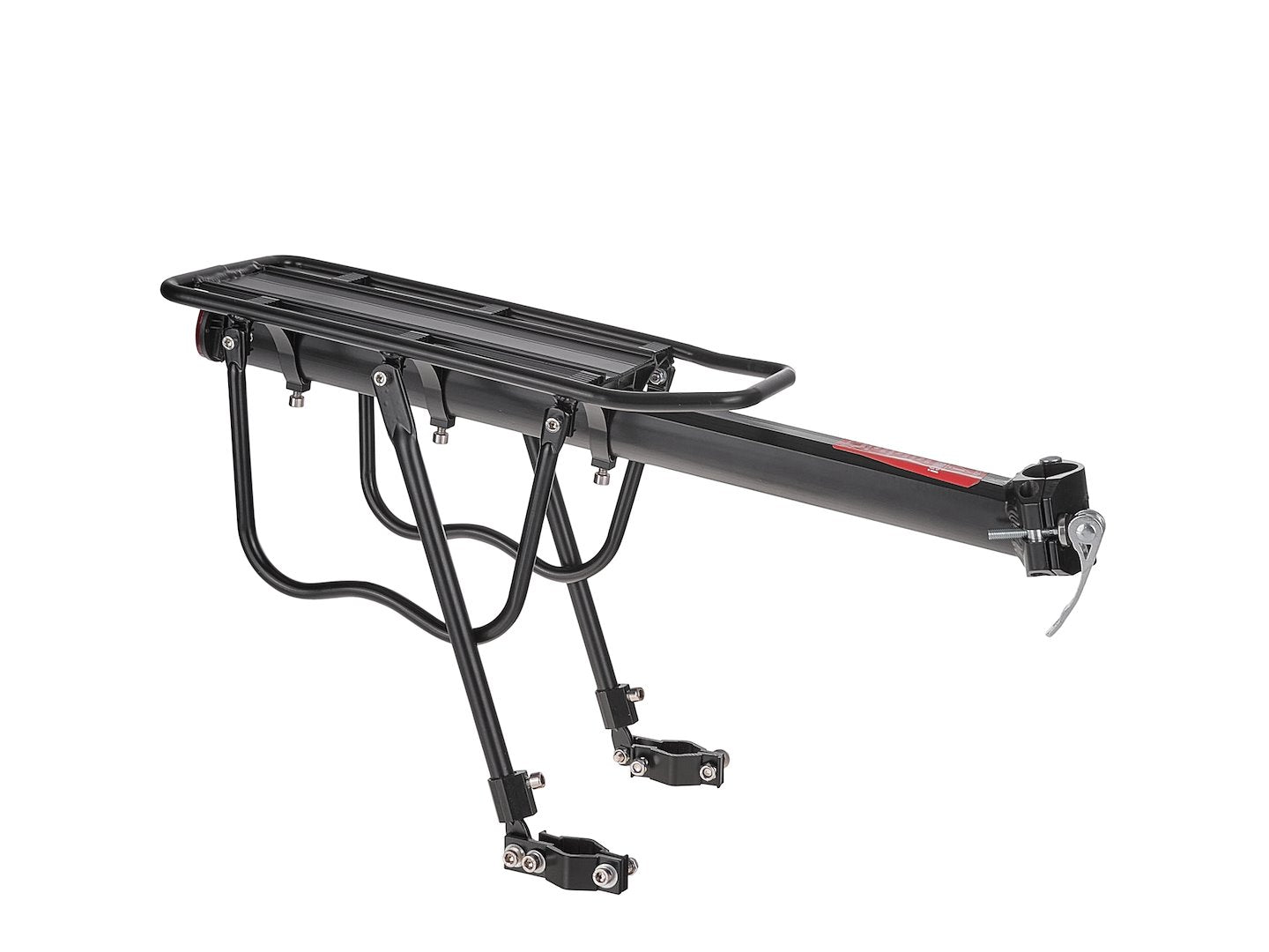 Rear aluminium bicycle rack with max load 50 kg