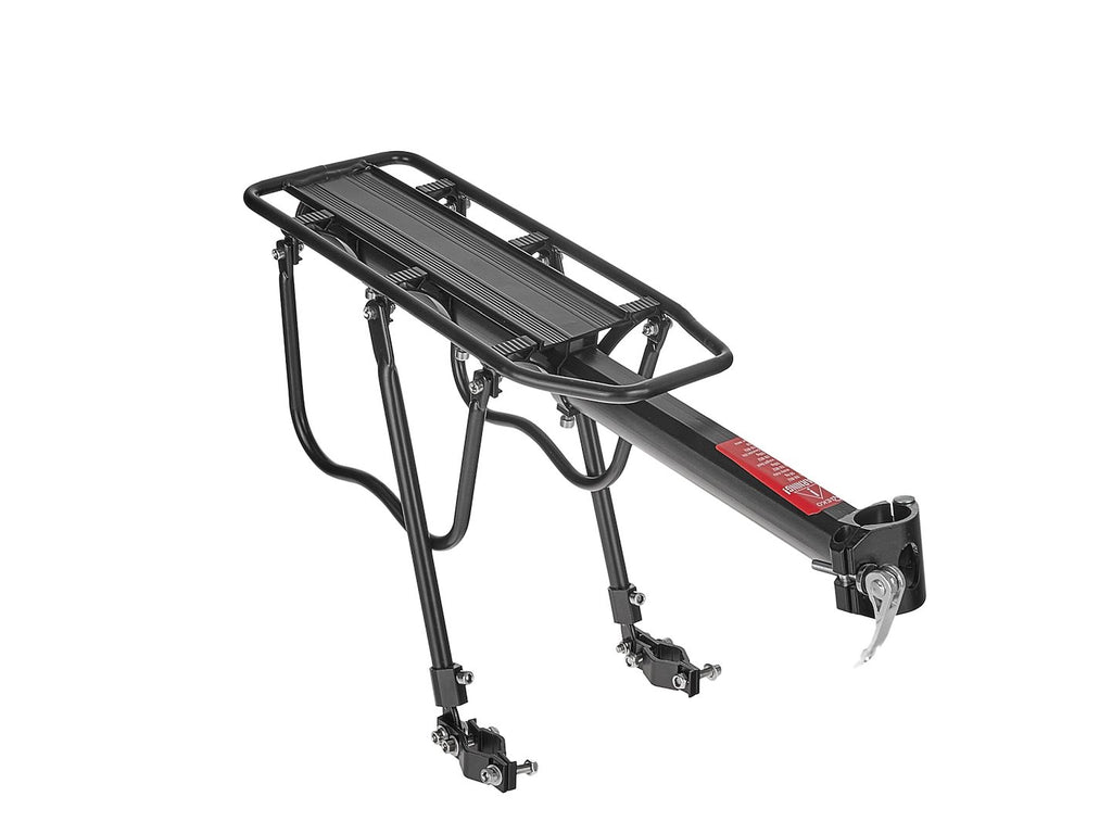 Rear aluminium bicycle rack with max load 50 kg