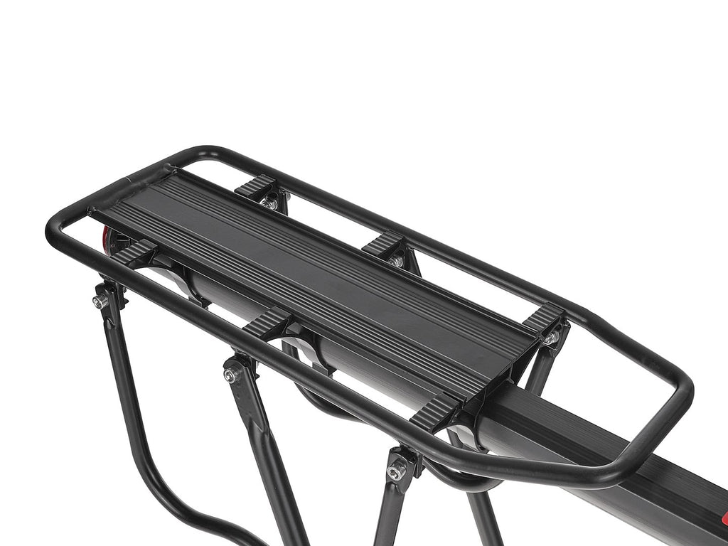 Rear aluminium bicycle rack with max load 50 kg