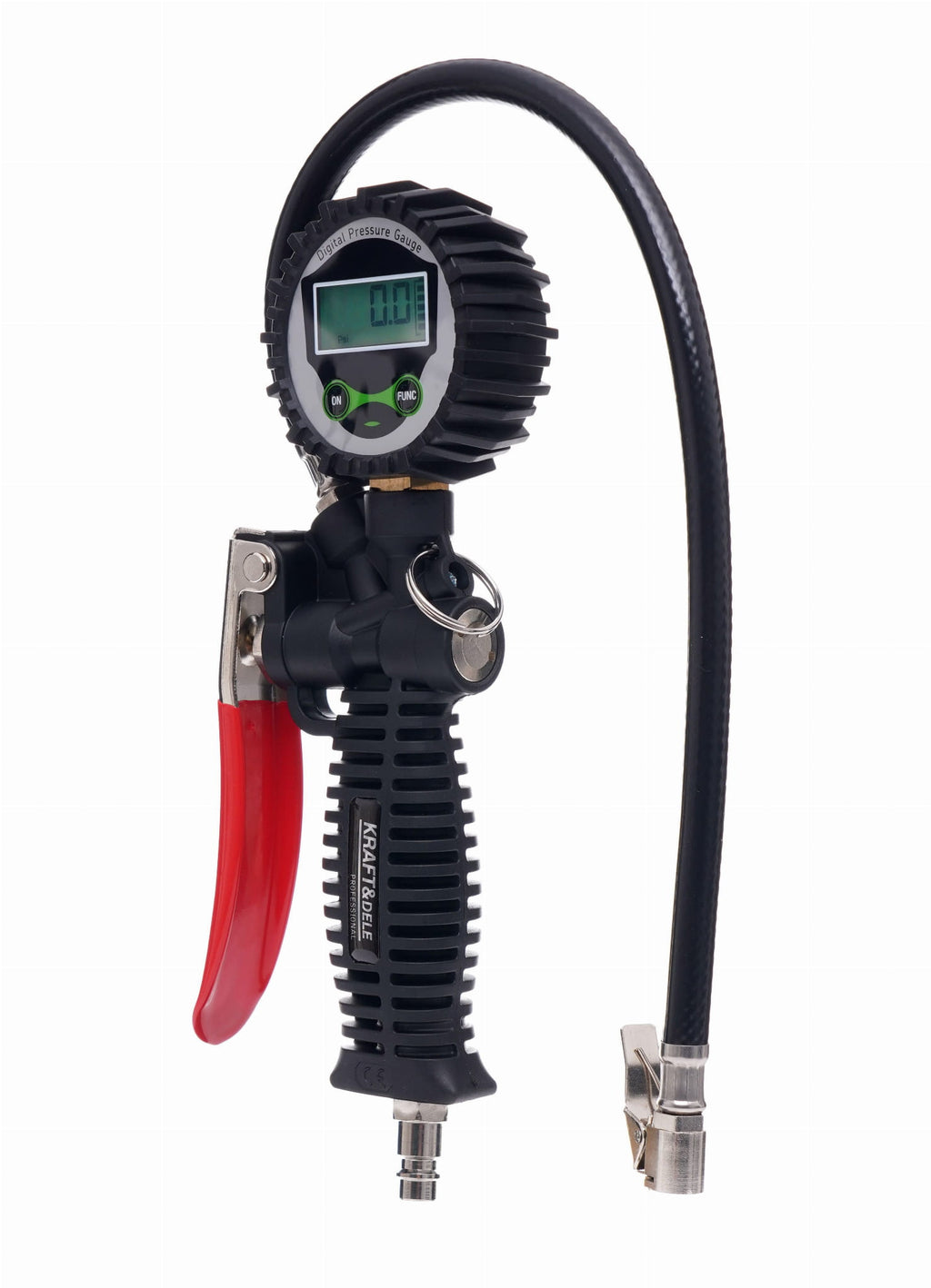 Inflation gun with LCD pressure gauge KD1366