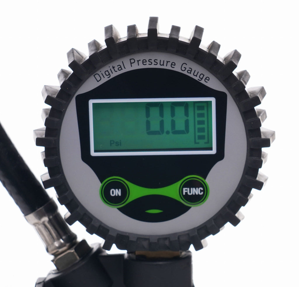 Inflation gun with LCD pressure gauge KD1366