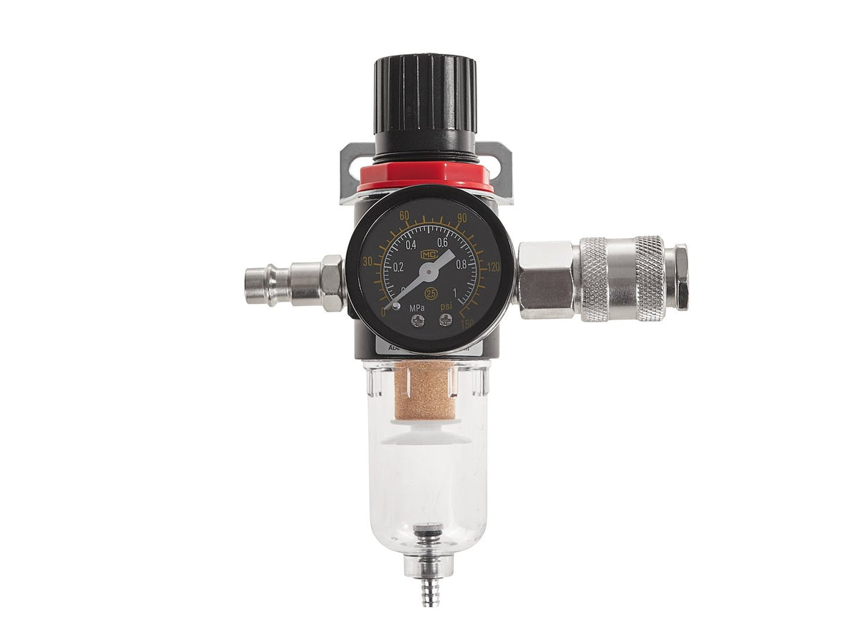Air Pressure Regulator with Water Separator Filter 1/4"