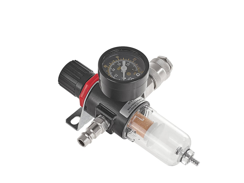 Air Pressure Regulator with Water Separator Filter 1/4"