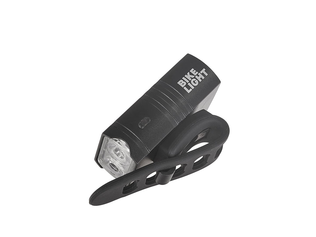 Waterproof bicycle light set USB IPX4 – front light 800lm + rear light 120lm