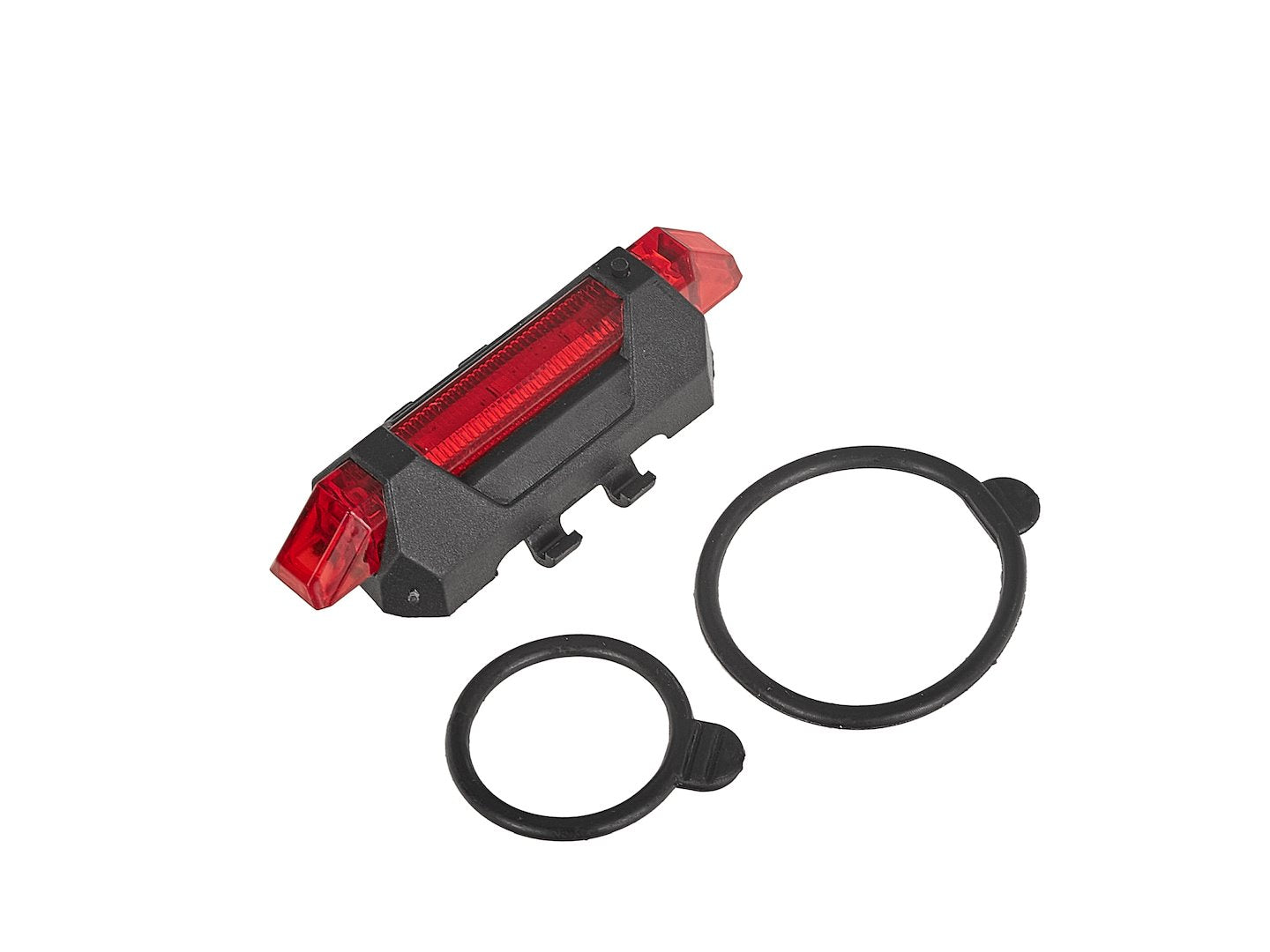 Waterproof bicycle light set USB IPX4 – front light 800lm + rear light 120lm