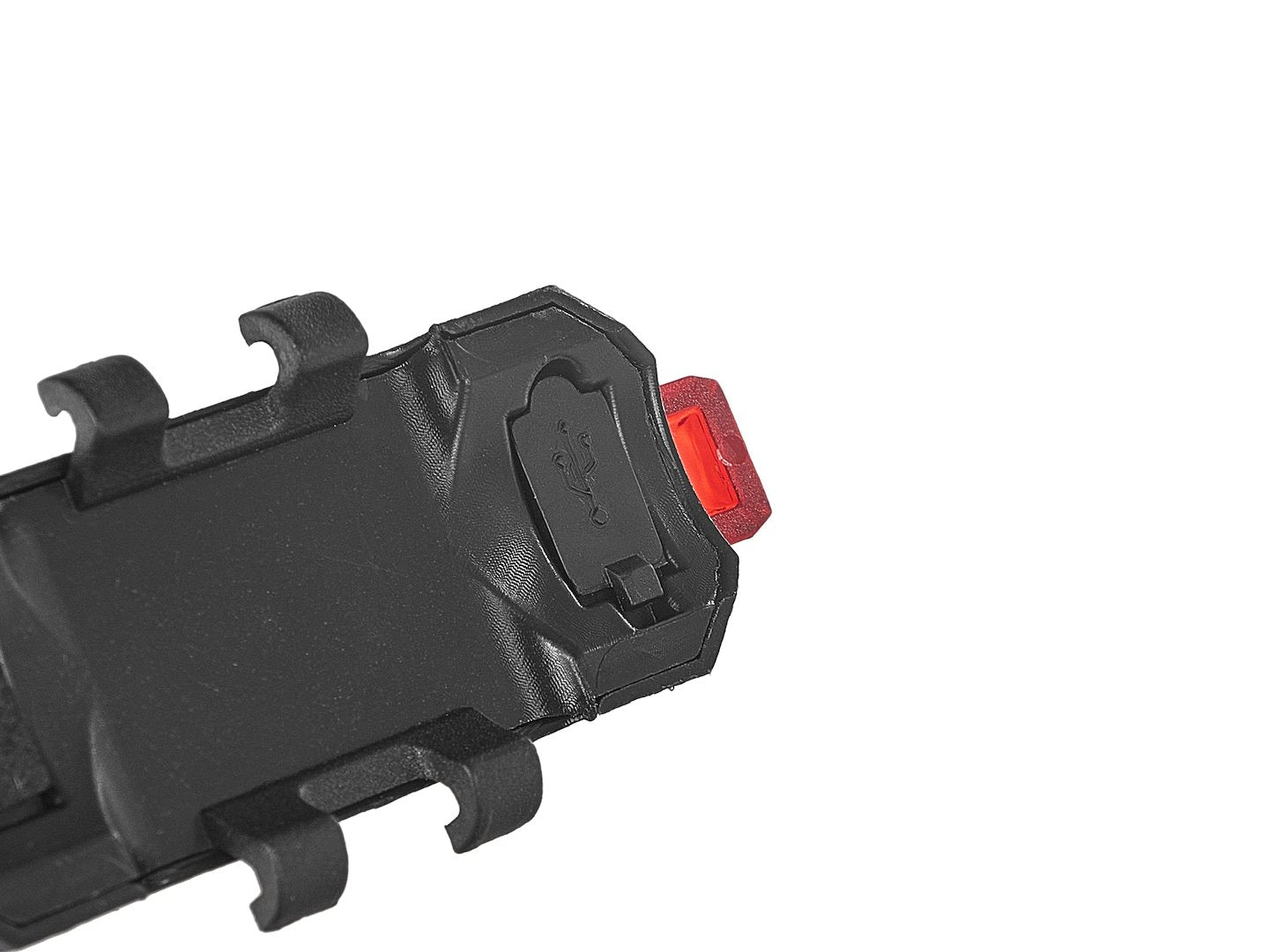 Waterproof bicycle light set USB IPX4 – front light 800lm + rear light 120lm