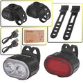 Waterproof Bicycle Light Set USB IPX4